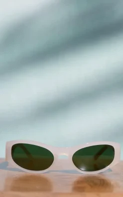 A.KJÆRBEDE Grey Mirrored Lens Visor Sunglasses