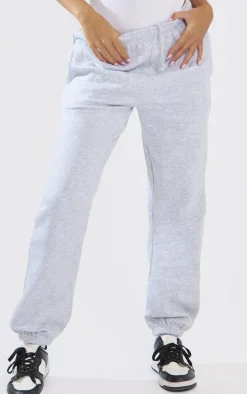 Ash Grey Cuffed Sweat High Waist Sweatpants