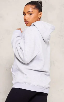 Ash Grey Oversized Fit Sweat Hoodie