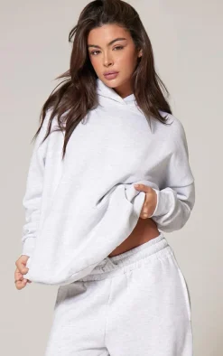 Ash Grey Premium Basic Oversized Hoodie