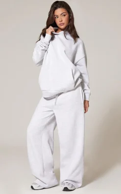 Ash Grey Premium Basic Oversized Hoodie