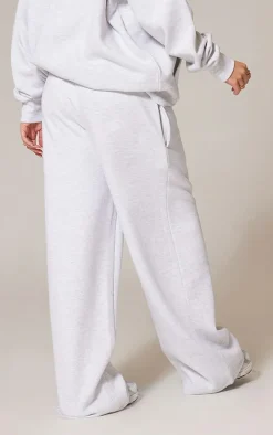 Ash Grey Premium Wide Leg Sweat Sweatpants
