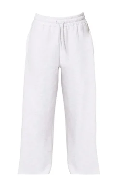 Ash Grey Premium Wide Leg Sweat Sweatpants