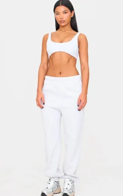 Ash Grey Sculpt Double Layer Padded Sports Bra