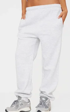 Ash Grey Sweat Cuffed High Waist Sweatpants