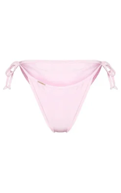 Baby Pink Mix & Match Tie Side Bikini Bottoms