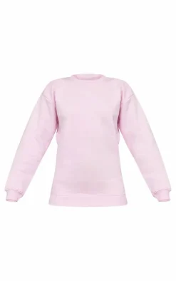 Baby Pink Oversized Fit Sweatshirt