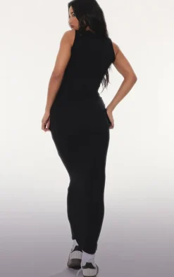 Basic Black Maxi Dress