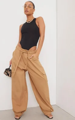 Basic Black Slinky Racer Bodysuit