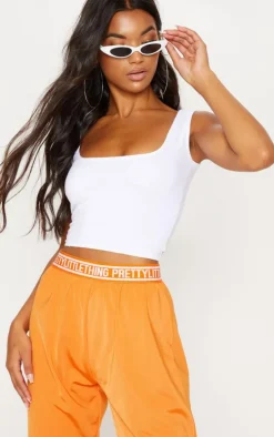 Basic White Crop Top