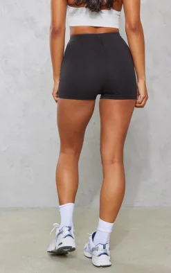 Black and Grey Jersey 2 Pack Hot Pants