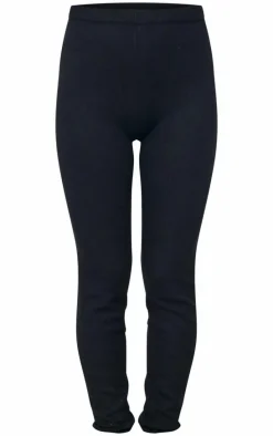 Black Basic Knit Leggings