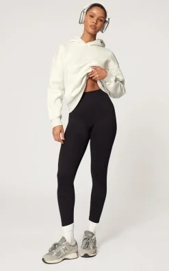 Black Basic Seamless High Waist Gym Leggings