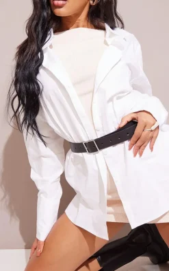 Black Basic Square Buckle Belt