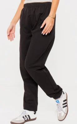 Black Basic Sweat Sweatpants