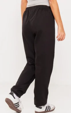 Black Basic Sweat Sweatpants