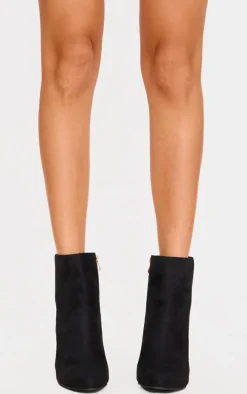 Black Behati Faux Suede Ankle Boots