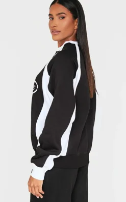 Black Contrast Panel Studio Archives Sweatshirt