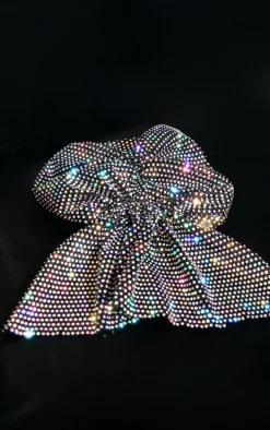 Black Diamante Bandana