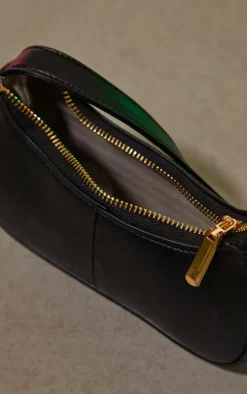 Black Gold Chain Mini Shoulder Bag