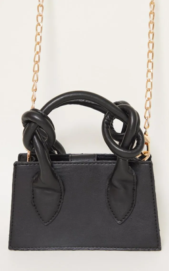 Black Knot Handle Mini Grab Bag