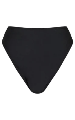 Black Mix & Match High Waisted High Leg Bikini Bottoms