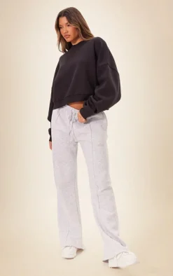 Black Oversized Boxy Sweatshirt