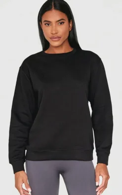 Black Oversized Sweatshirt