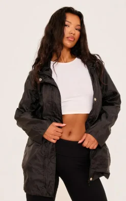 Black Pack A Mac Pocket Detail Jacket