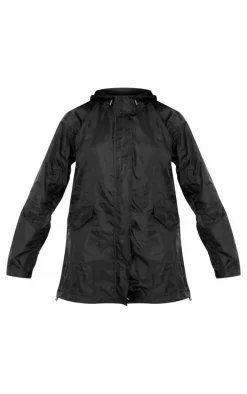 Black Pack A Mac Pocket Detail Jacket