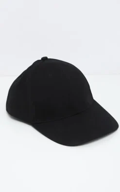 Black Plain Baseball Cap