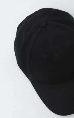Black Plain Baseball Cap