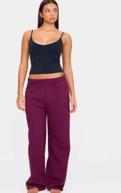 Black Premium Soft Touch V Neck Strappy Cami Top