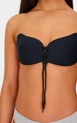 Black Push Up Stick On Bra