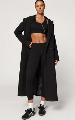 Black Sculpt Cropped Gym Legging