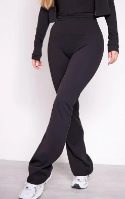 Black Sculpt Straight Leg Yoga Pants