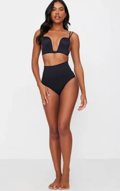 Black Shapewear High Waist Control Brief