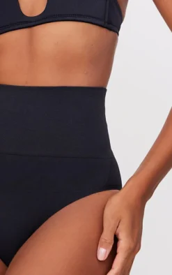 Black Shapewear High Waist Control Brief