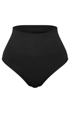 Black Shapewear High Waist Control Brief