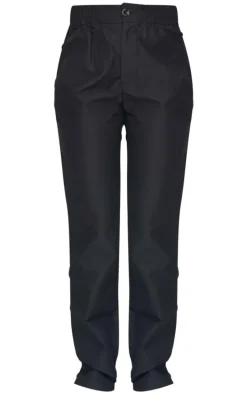 Black Straight Leg Walking Pants
