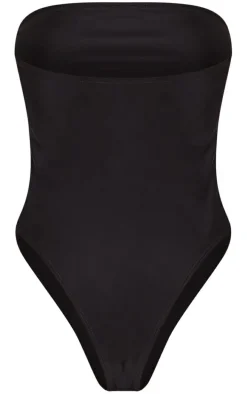 Black Strapless Swimsuit