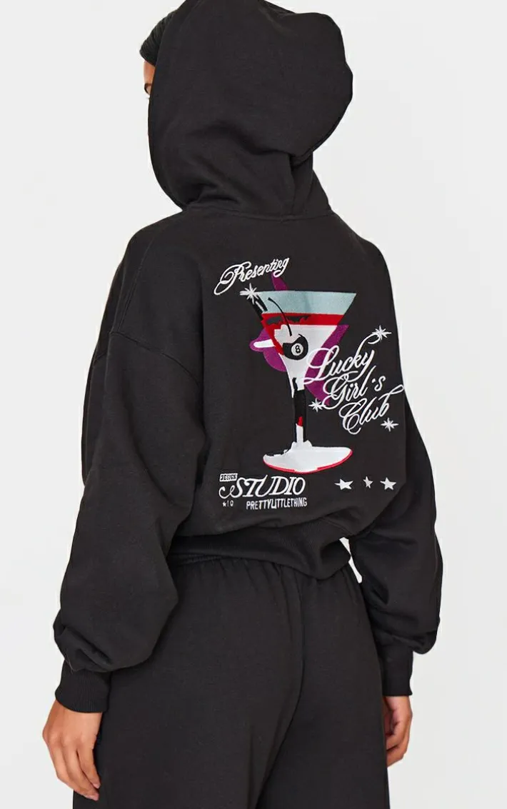 Black Studio Archives Embroidered Zip Up Jacket