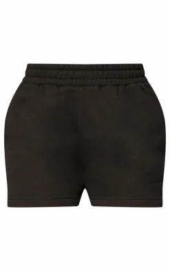 Black Sweat Pocket Runner Shorts