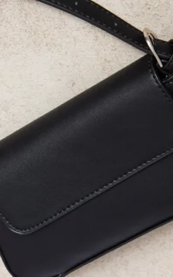 Black Trapeze Simple Shoulder Bag