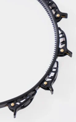 Black Twist Hair Clip Headband