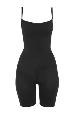 Black Underbust Shapewear Bodysuit