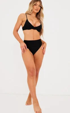 Black Underwired Mix & Match Bikini Top
