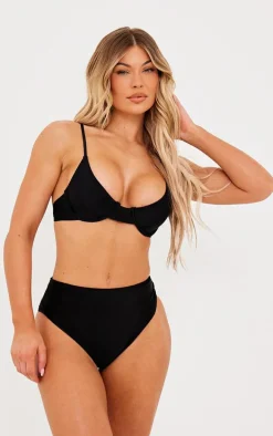 Black Underwired Mix & Match Bikini Top