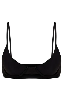 Black Underwired Mix & Match Bikini Top