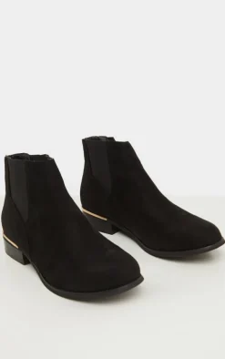 Black Wide Fit Chelsea Boot